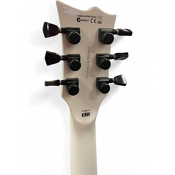 Used ESP James Hetfield Iron Cross Alpine White Solid Body Electric Guitar