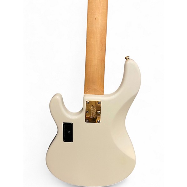 Used Ernie Ball Music Man Stingray5 HH Olympic White Electric Bass Guitar