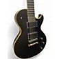 Used Schecter Guitar Research Blackjack ATX Solo 6 Black and Gold Solid Body Electric Guitar