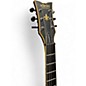Used Schecter Guitar Research Blackjack ATX Solo 6 Black and Gold Solid Body Electric Guitar