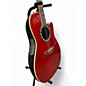 Used Ovation APPLAUSE AE28 Wine Red Acoustic Electric Guitar