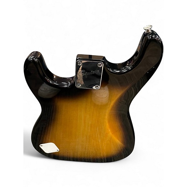 Used Squier SHORT SCALE STRAT Sunburst Solid Body Electric Guitar