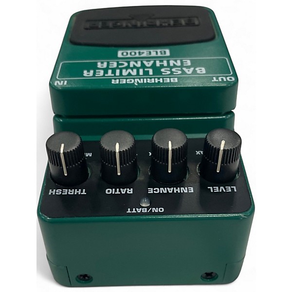 Used Behringer BLE400 Bass Limiter Enhancer Bass Effect Pedal
