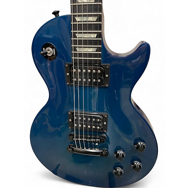 Used 1993 Gibson Les Paul Studio Lite Trans Blue Solid Body Electric Guitar