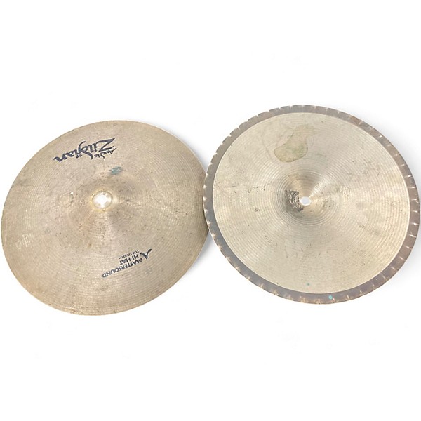 Used Zildjian 13in A Mastersound Hi Hat Pair Cymbal