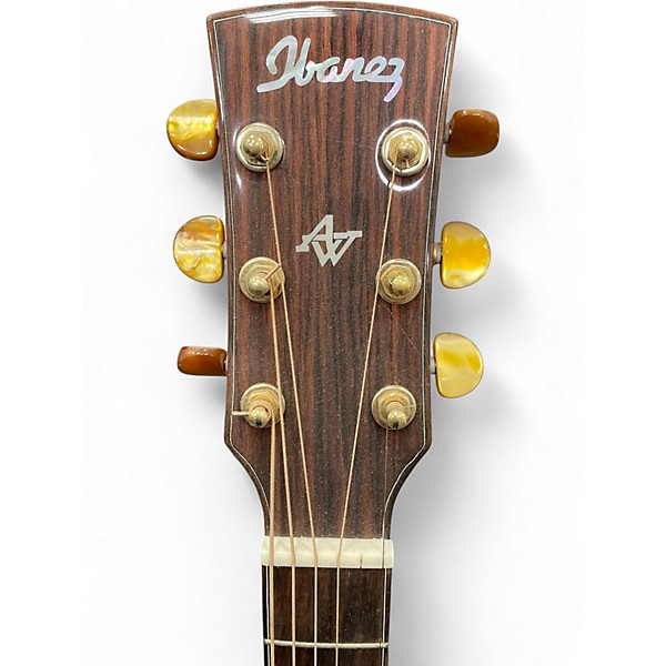 Used Ibanez AW300 Natural Acoustic Guitar