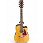 Used Ibanez pf5ce natural Acoustic Electric Guitar thumbnail