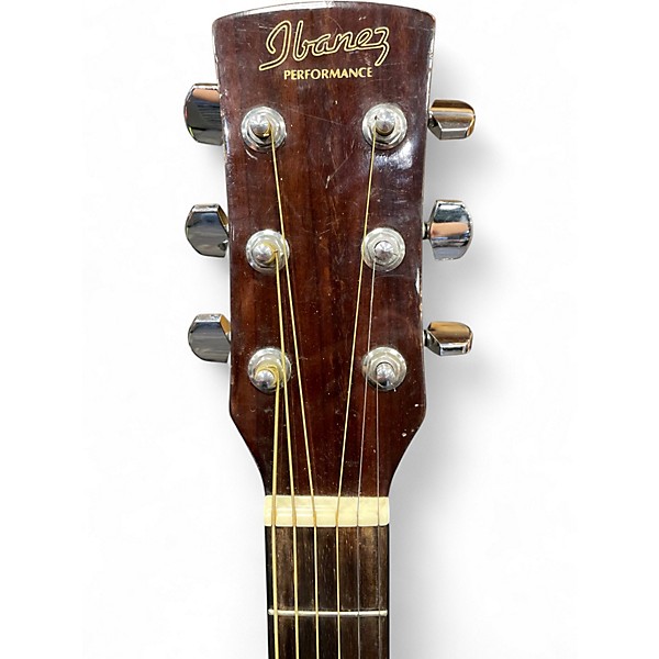 Used Ibanez pf5ce natural Acoustic Electric Guitar