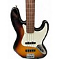Used Fender Standard Fretless Jazz Bass 2 Color Sunburst Electric Bass Guitar