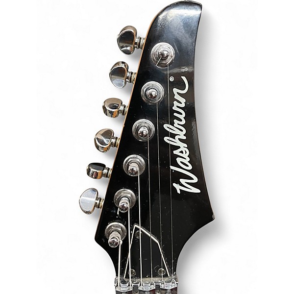 Used Washburn wr157 Black Solid Body Electric Guitar