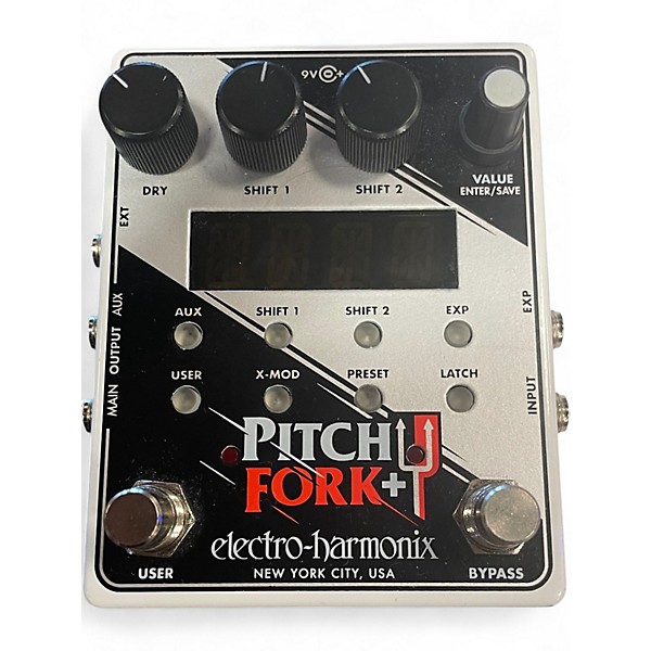 Used Electro-Harmonix Pitch Fork Polyphonic Pitch Shifting Effect Pedal