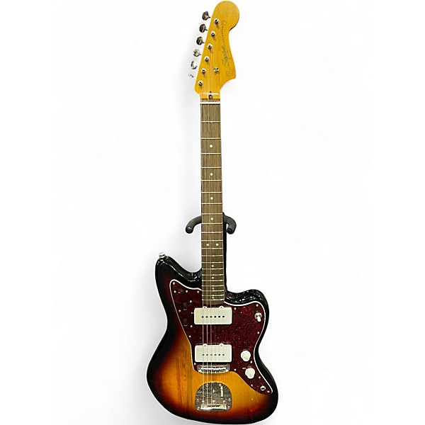 Used Squier JAZZMASTER 3 Color Sunburst Solid Body Electric Guitar