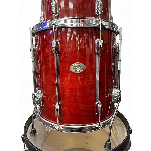 Used TAMA 4 Piece Rockstar RED NATURAL Drum Kit