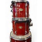 Used TAMA 4 Piece Rockstar RED NATURAL Drum Kit