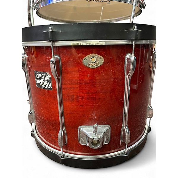 Used TAMA 4 Piece Rockstar RED NATURAL Drum Kit