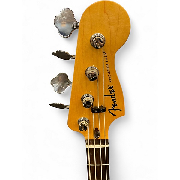 Used Fender Standard Precision Bass Black Electric Bass Guitar