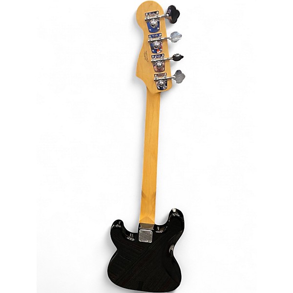 Used Fender Standard Precision Bass Black Electric Bass Guitar