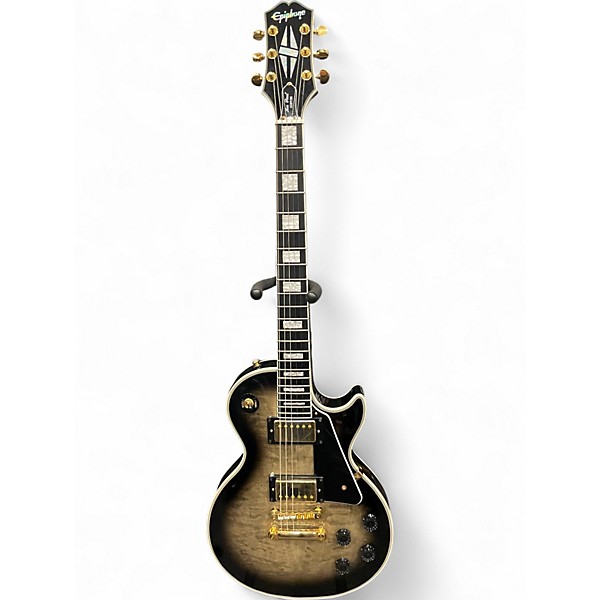 Used Epiphone Les Paul Custom Cobra Burst Solid Body Electric Guitar