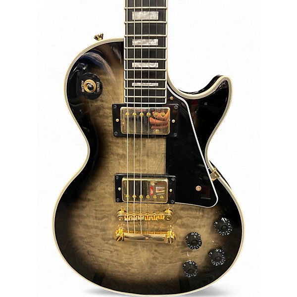 Used Epiphone Les Paul Custom Cobra Burst Solid Body Electric Guitar