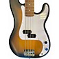 Used Squier Precision Bass Two-Tone Burst Electric Bass Guitar