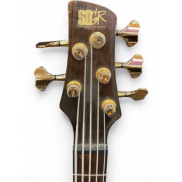 Used Ibanez sr2405w Emerald Green Electric Bass Guitar