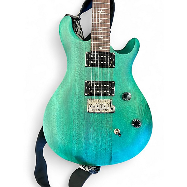 Used PRS SE CE 24 TRANS TEAL Solid Body Electric Guitar