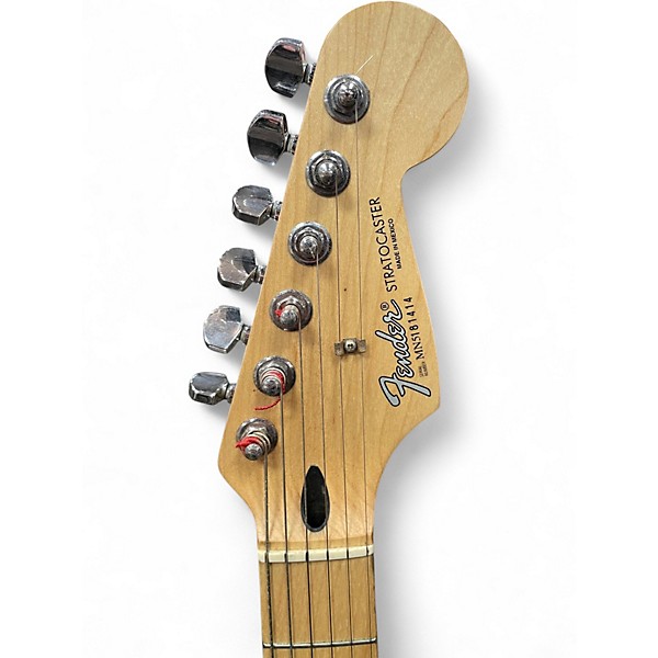 Used Fender Standard Stratocaster Black Solid Body Electric Guitar