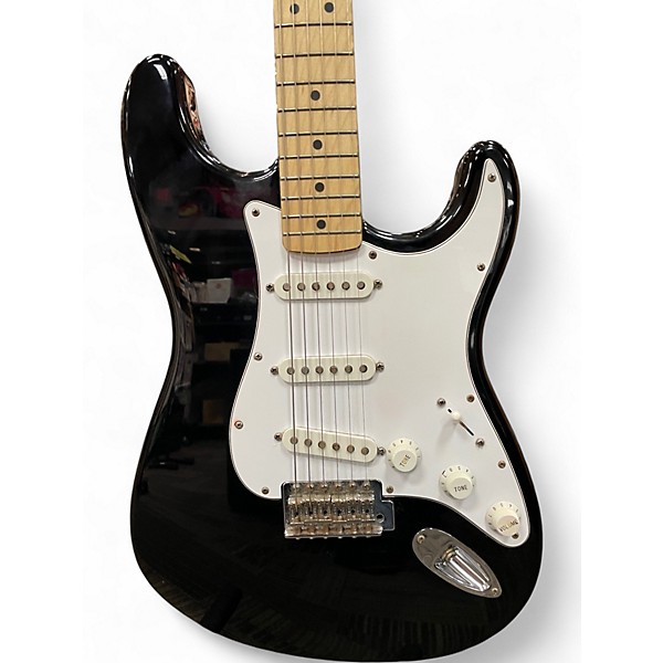 Used Fender Standard Stratocaster Black Solid Body Electric Guitar