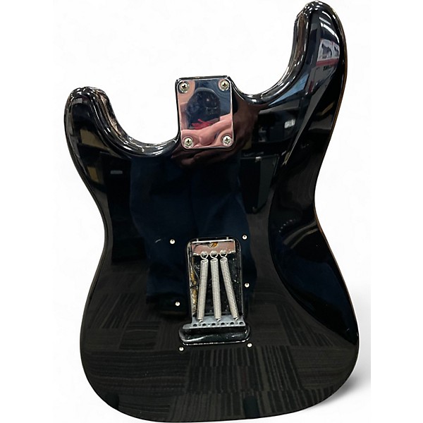 Used Fender Standard Stratocaster Black Solid Body Electric Guitar