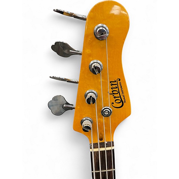 Used Corbin 4 STRING P-BASS BLACK Electric Bass Guitar