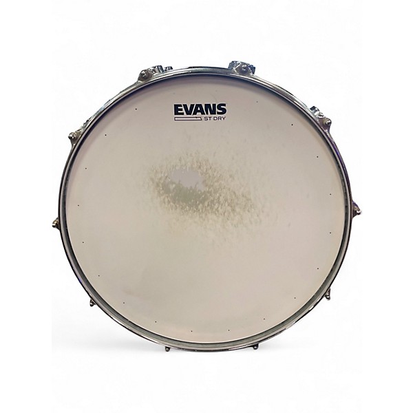 Used DW 14X10 Collector's Series Maple Snare Black and Silver Drum