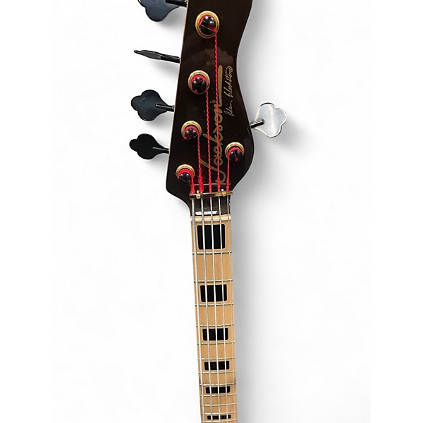 Used Jackson Adam Blackstone 5 String Mystic Aztec Gold Electric Bass Guitar