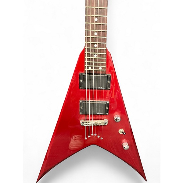 Used Jackson JS30KV King V Candy Apple Red Solid Body Electric Guitar