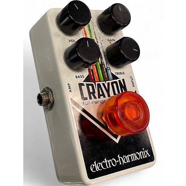 Used Electro-Harmonix Crayon Full Range Overdrive Effect Pedal