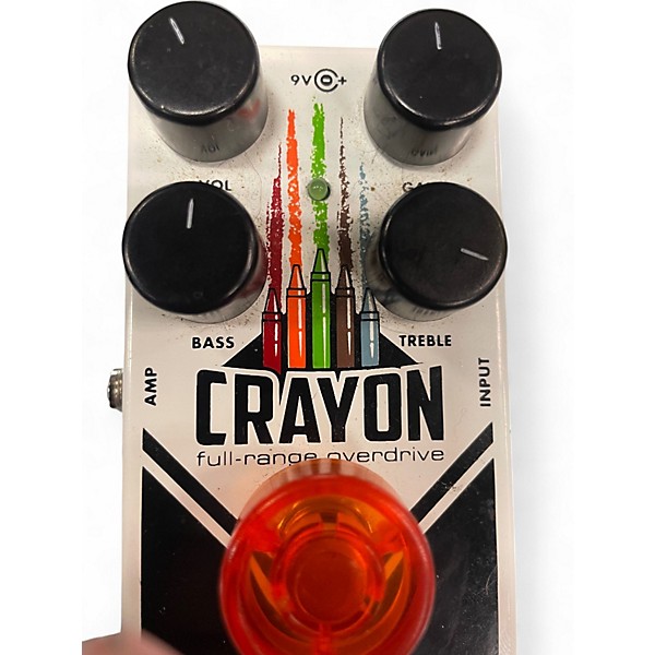 Used Electro-Harmonix Crayon Full Range Overdrive Effect Pedal
