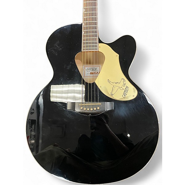 Used Gretsch Guitars G5022CE Rancher Jumbo Black Acoustic Electric Guitar