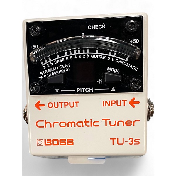 Used Boss TU-3s Tuner Pedal