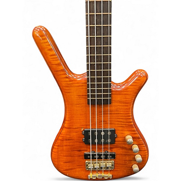 Used Warwick FNA Jazzman 4 String Amber Electric Bass Guitar