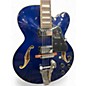 Used Ibanez AFS75T Artcore Bigsby Trans Blue Hollow Body Electric Guitar