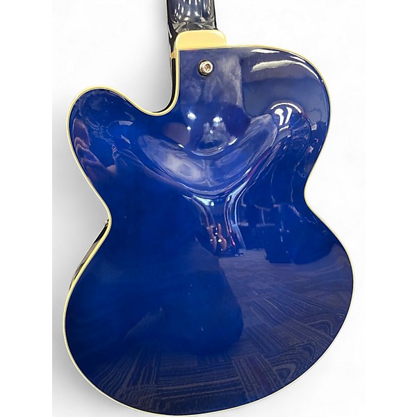 Used Ibanez AFS75T Artcore Bigsby Trans Blue Hollow Body Electric Guitar