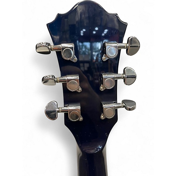Used Ibanez AFS75T Artcore Bigsby Trans Blue Hollow Body Electric Guitar