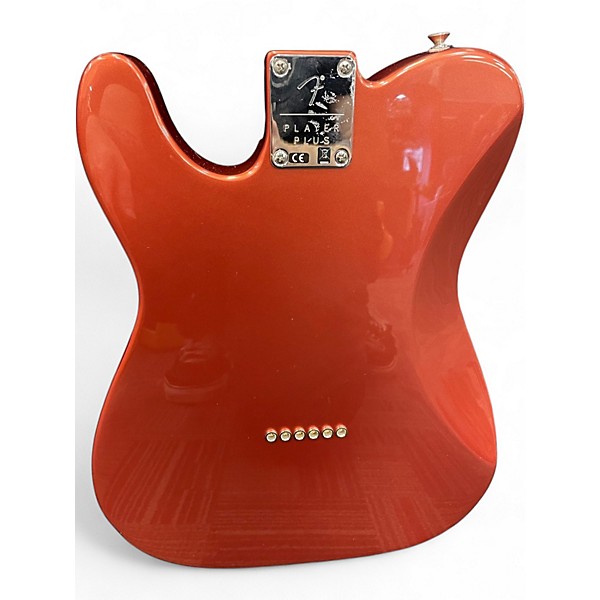 Used Fender Player Plus Telecaster AGED CANDY APPLE RED Solid Body Electric Guitar