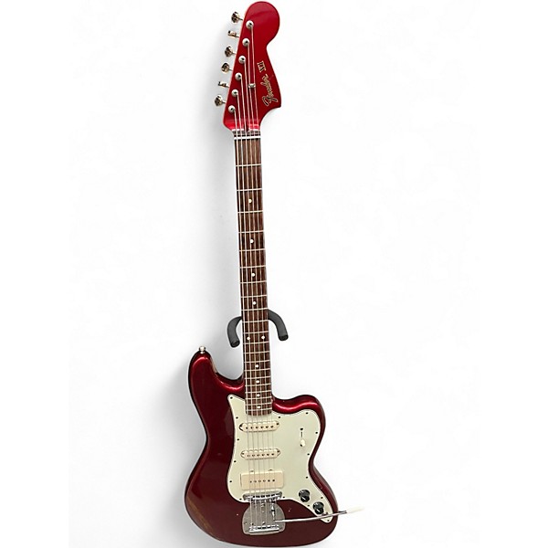 Used Fender Pawn Shop Bass VI Baritone RED Electric Bass Guitar