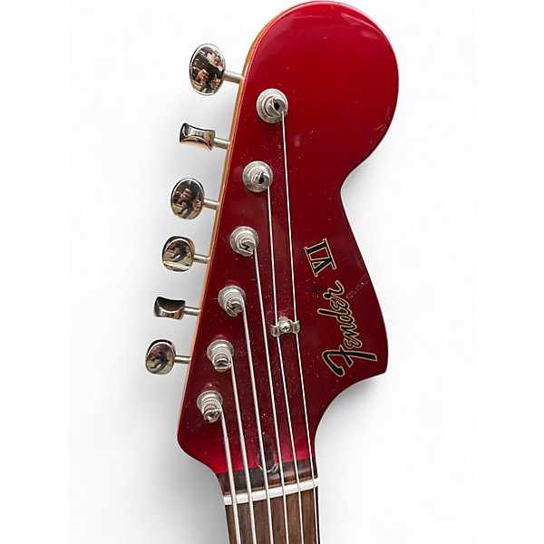 Used Fender Pawn Shop Bass VI Baritone RED Electric Bass Guitar