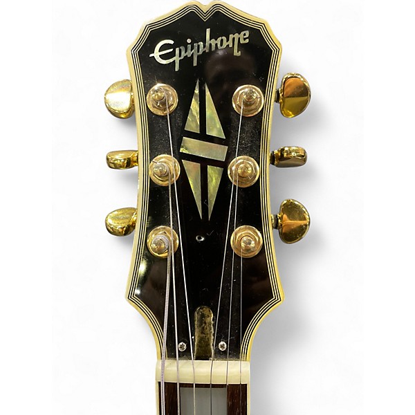 Used Epiphone Custom Black Beauty Black Solid Body Electric Guitar