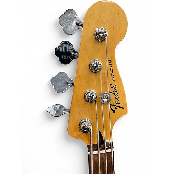 Used Fender Standard Precision Bass Brown Sunburst Electric Bass Guitar