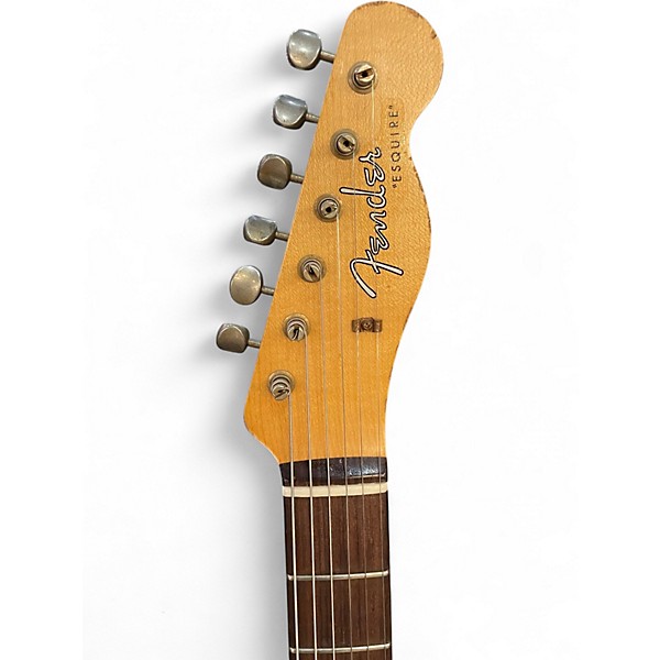 Used Fender Masterbuilt by Jason Smith Esquire Heavy Relic Lake Placid Blue Solid Body Electric Guitar