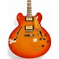Used Highland HEC-520 Royal Classic Sunburst Hollow Body Electric Guitar
