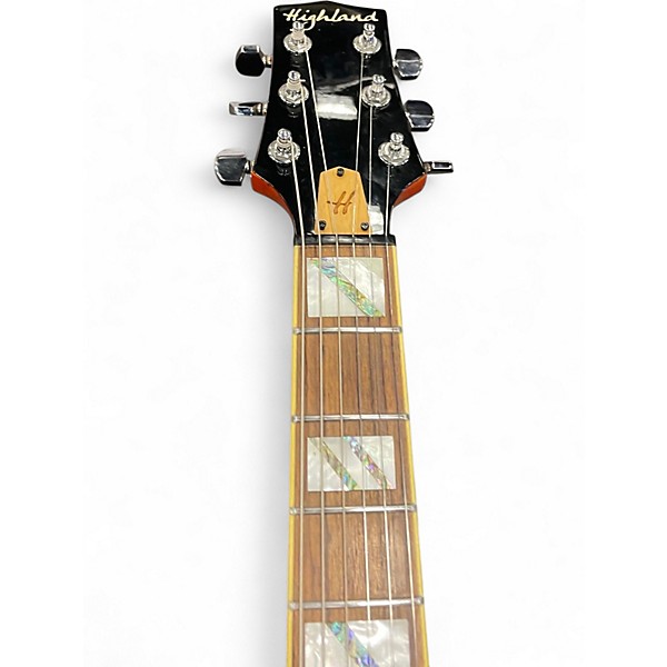 Used Highland HEC-520 Royal Classic Sunburst Hollow Body Electric Guitar