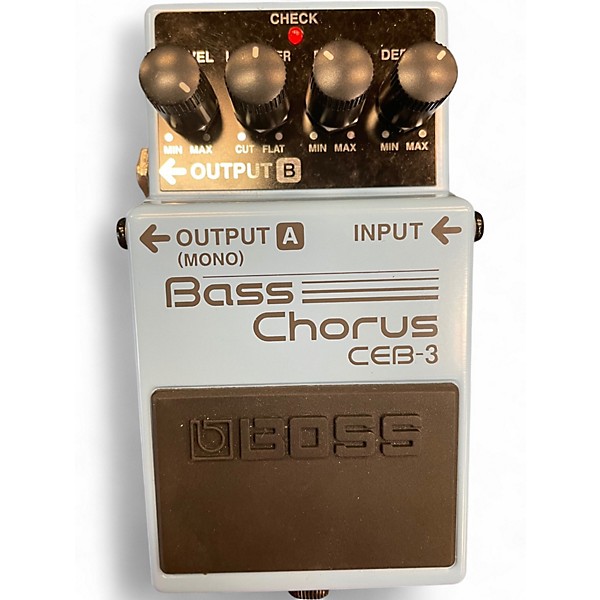 Used BOSS CEB3 Bass Chorus Bass Effect Pedal